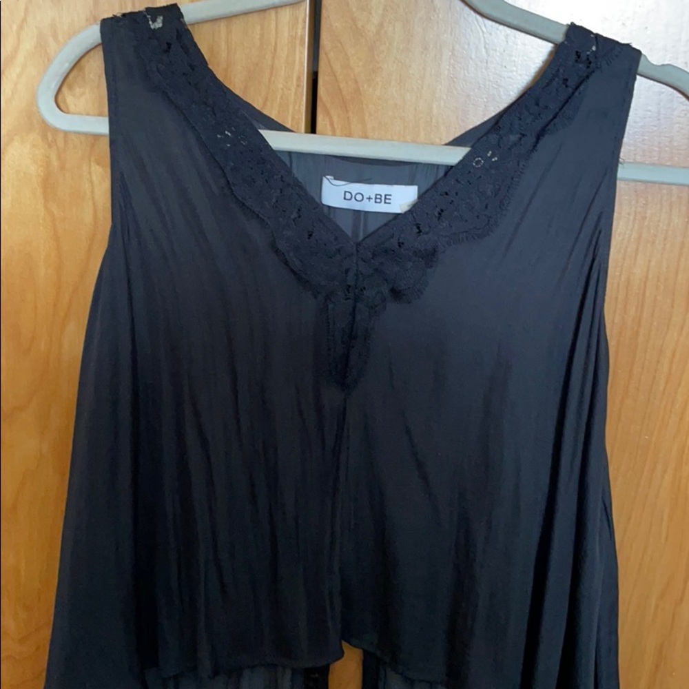 open back silk top